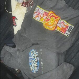 Gray Hoodie with Graphic Design